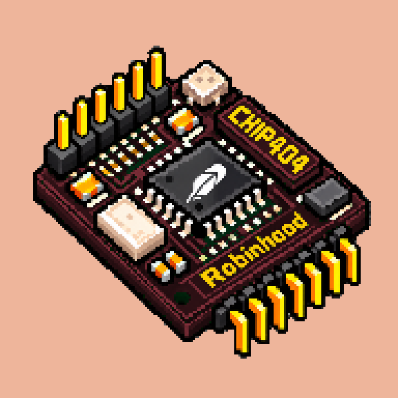 Quantum Chip Oxblood chip #0018